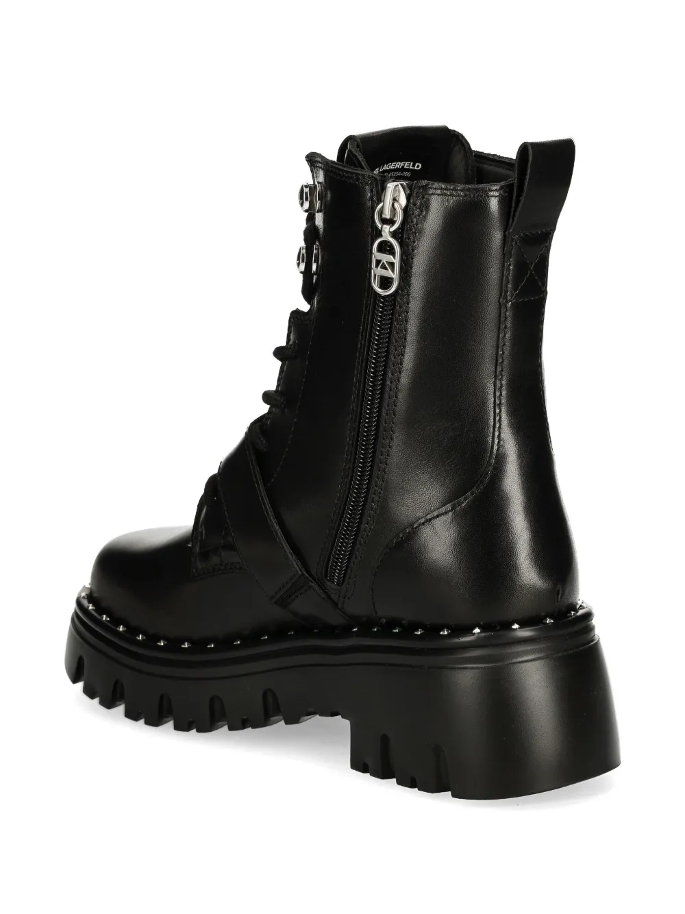 Karl Lagerfeld stud-embellished boots Black