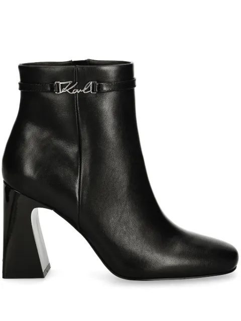 Karl Lagerfeld 90mm logo ankle boots KL33150000 - 0