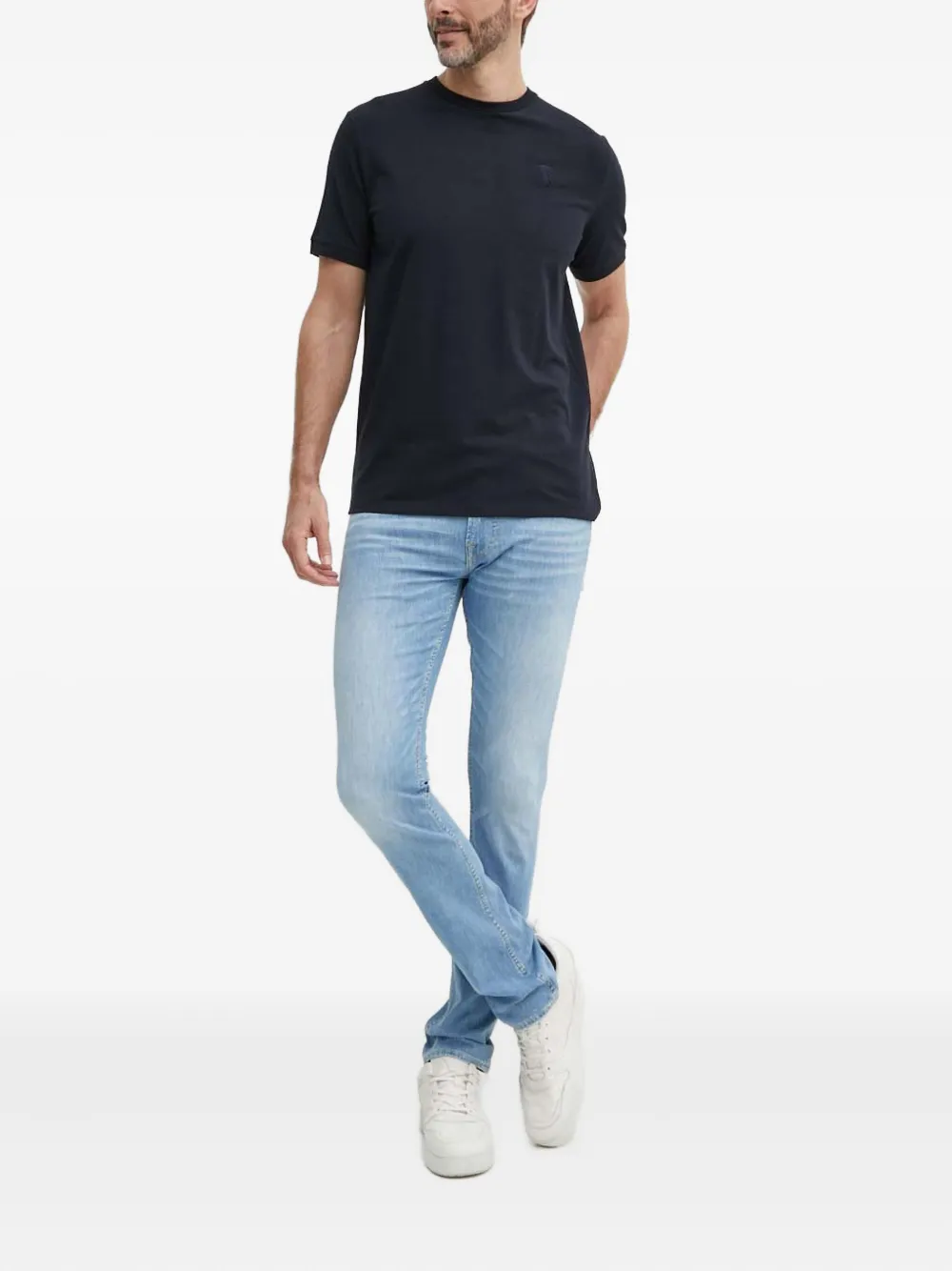 Karl Lagerfeld logo T-shirt - Blauw