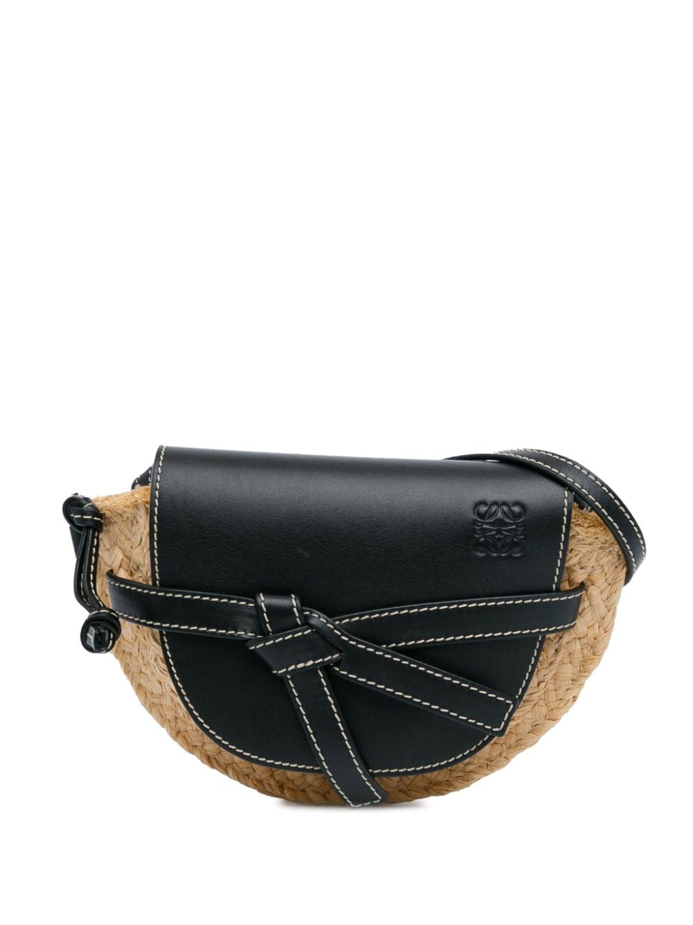 2018 Mini Raffia Gate crossbody bag