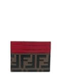 Fendi Pre-Owned 2010-2023 Zucca Embossed card holder - Brown