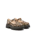 Florens leopard-print sandals - Brown