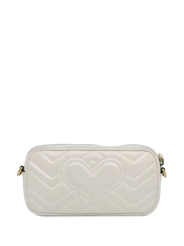 Gucci marmont mini camera bag white sale