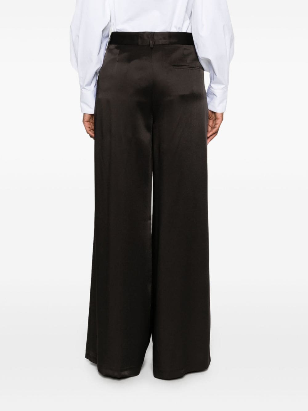 Shop Semicouture Gabriela Trousers In Brown