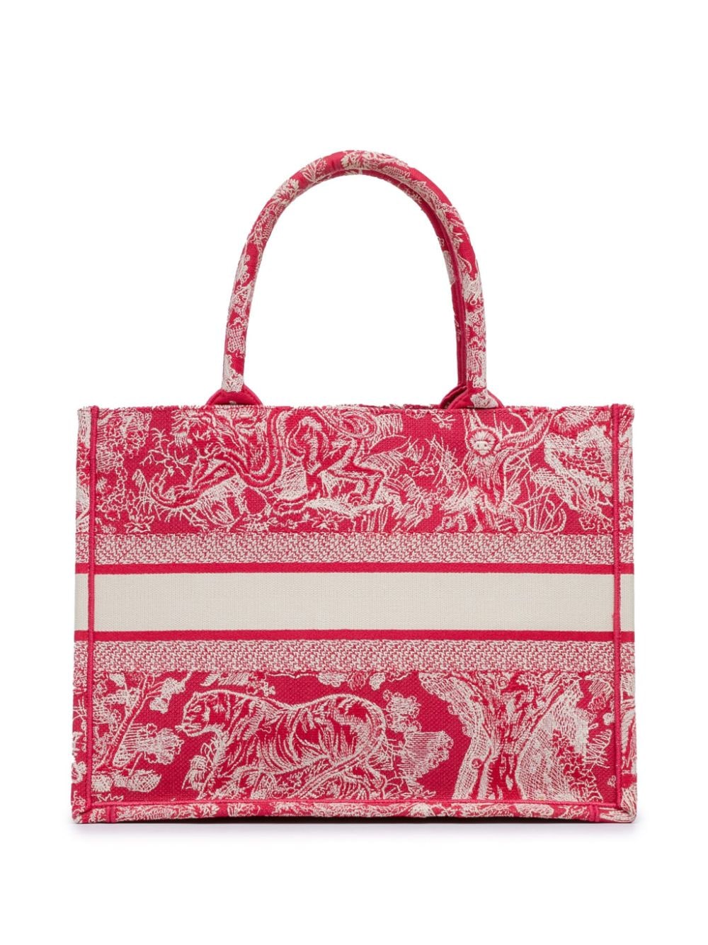 Christian Dior Pre-Owned 2021 Medium Toile de Jouy Book tote bag - Rood