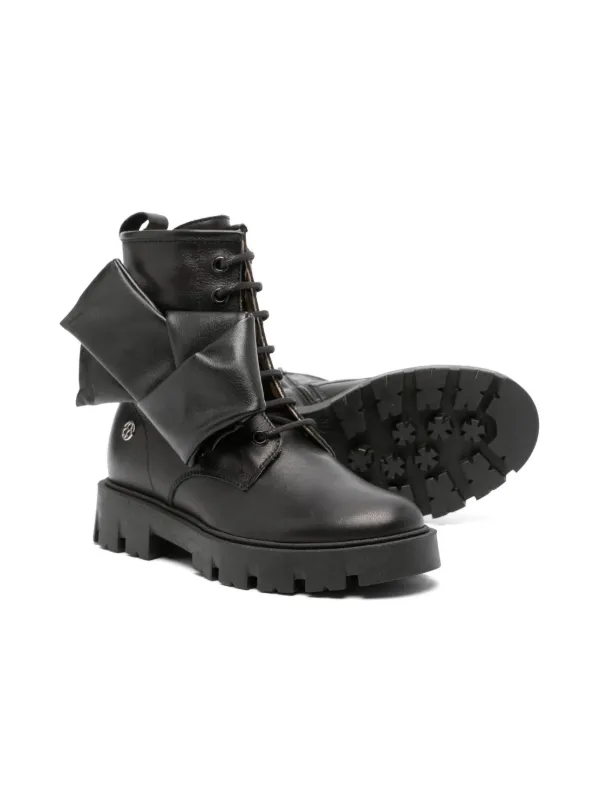 Florens Botas Militares Negro FARFETCH CL