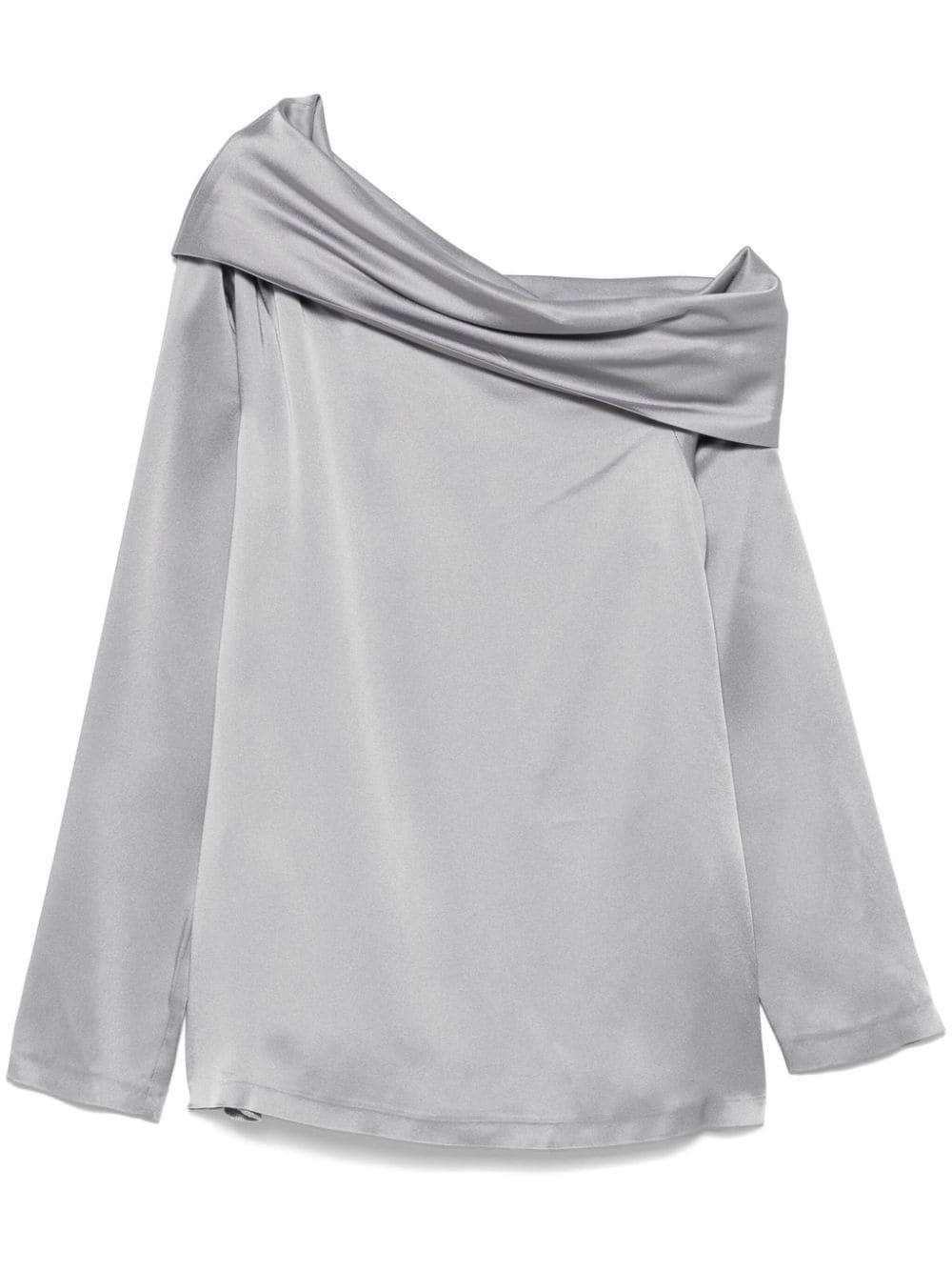 Semicouture satin blouse - Grigio