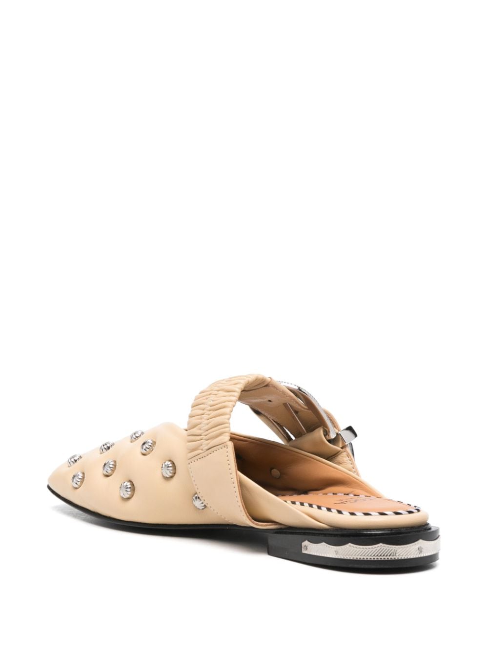 Toga Pulla Muiltjes met studs - Beige