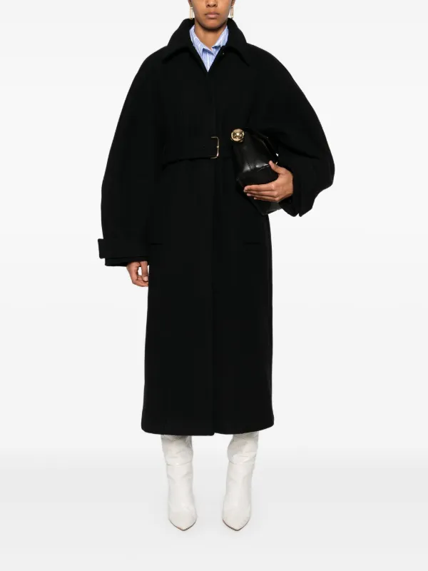 Jacquemus Le Manteau Bari コート | ブラック | FARFETCH JP