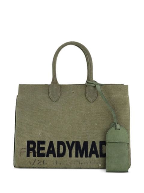 Readymade logo-print tote bag