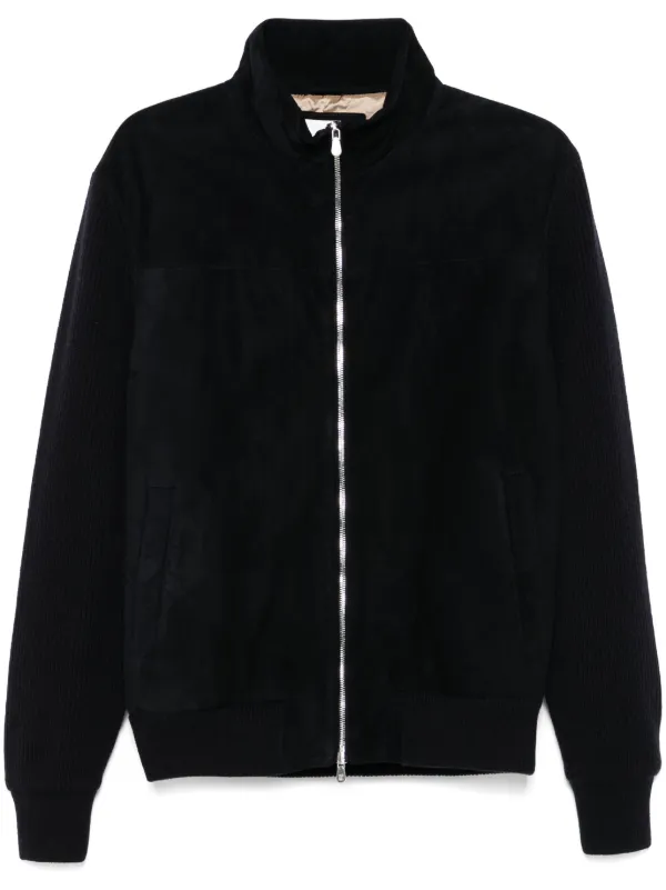 レザージャケット・コート BRUNELLO CUCINELLI SUEDE JACKET メンズ 向け ベージュ スエード レザージャケット | Brunello