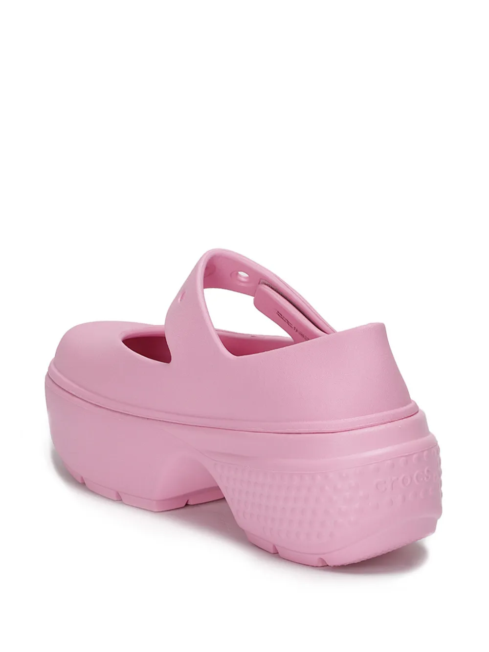 Crocs Stomp Mary Jane Clogs In Pink