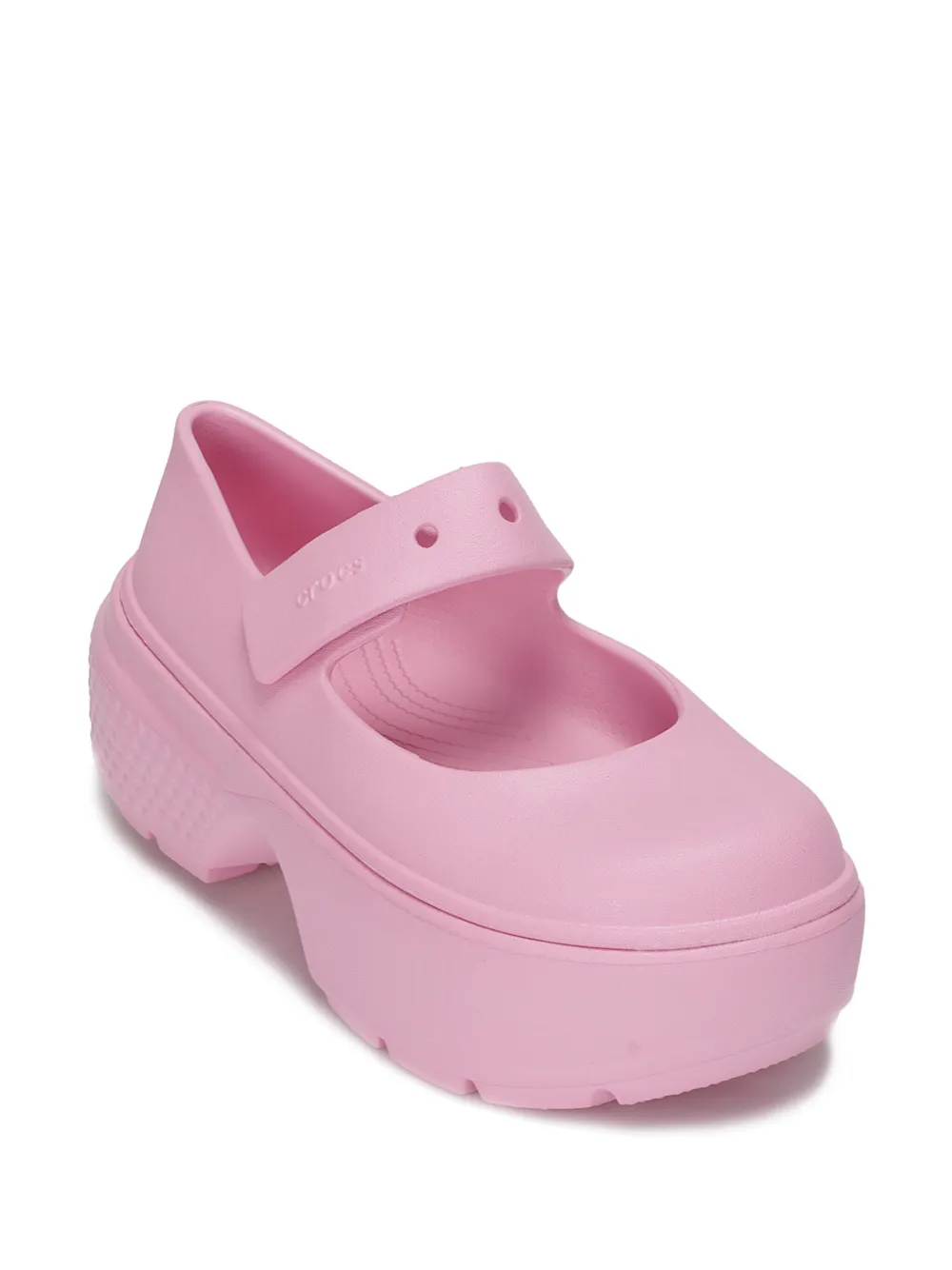 Crocs Stomp Mary Jane Clogs In Pink