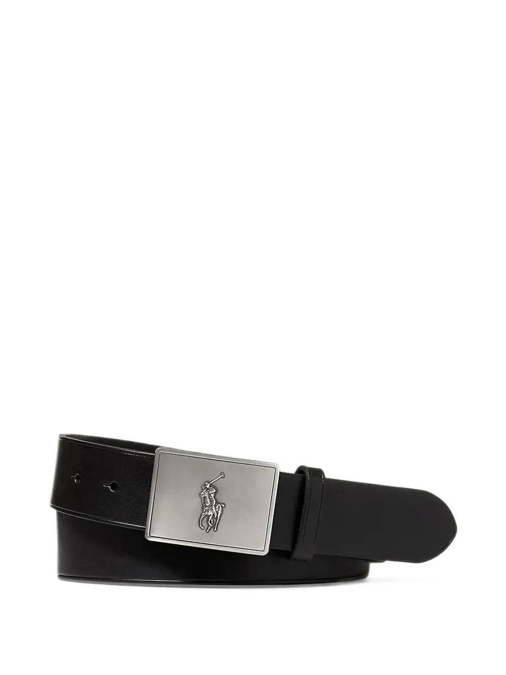 Polo Ralph Lauren Cintura con fibbia logo - Nero