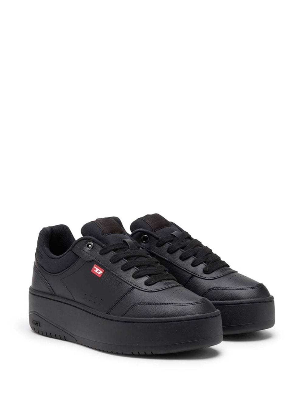 Diesel S-Athene-Retro platform sneakers - Zwart