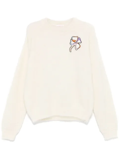 Lanvin clover-patch sweater Men