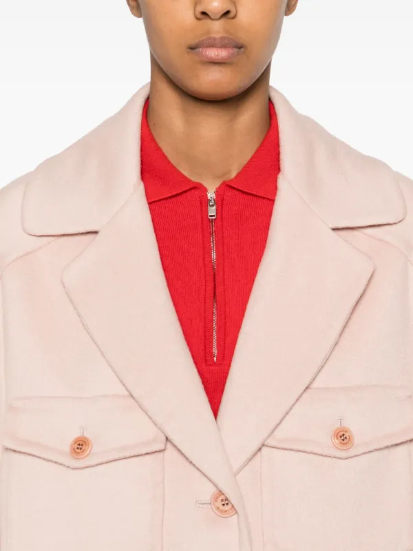 コート ERMANNO SCERVINO Woman Coat Pink D456D725GVJ 41307 Ermanno Scervino Outlet: Coat woman - Pink | Ermanno