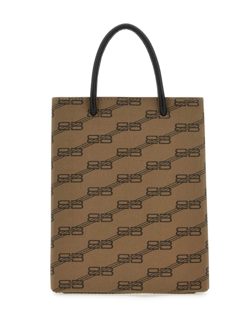 Balenciaga BB Monogram-print tote bag - Bruin