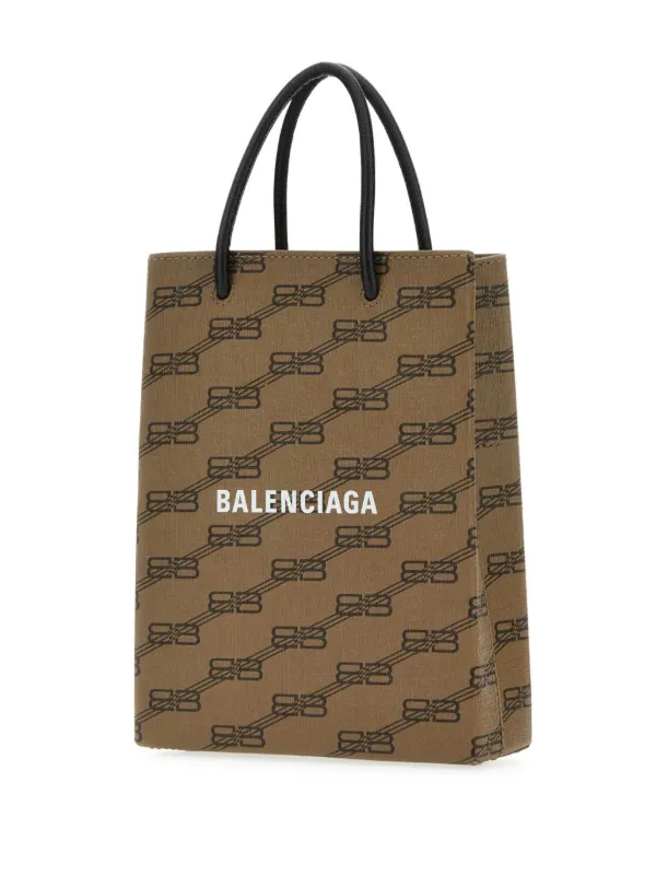 Balenciaga tote bag brown on sale