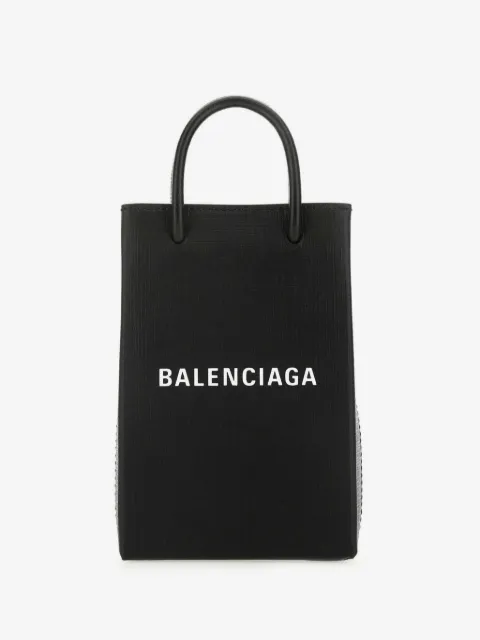 Balenciaga funda para celular con logo estampado