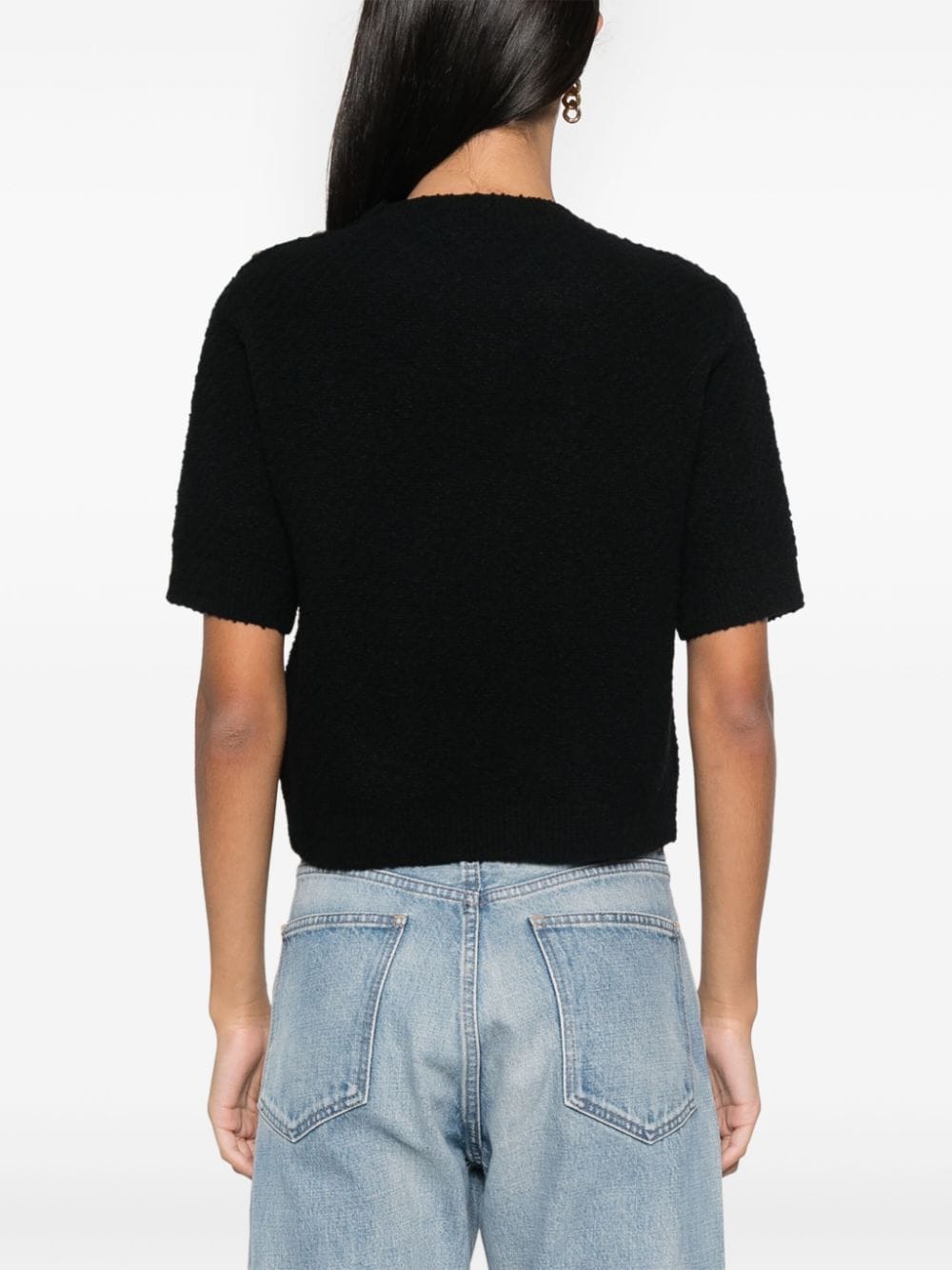 Shop Gucci Wool Sweater In Black