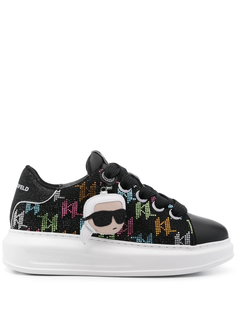 Karl Lagerfeld K Ikonik Kapri NFT Pendant sneakers Zwart