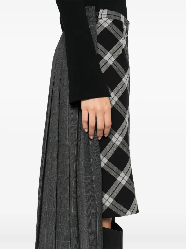 BALENCIAGA バレンシアガ ウエストロゴ プリーツ スカート 美品】BALENCIAGAバレンシアガ fancy pleats スカート - メルカリ