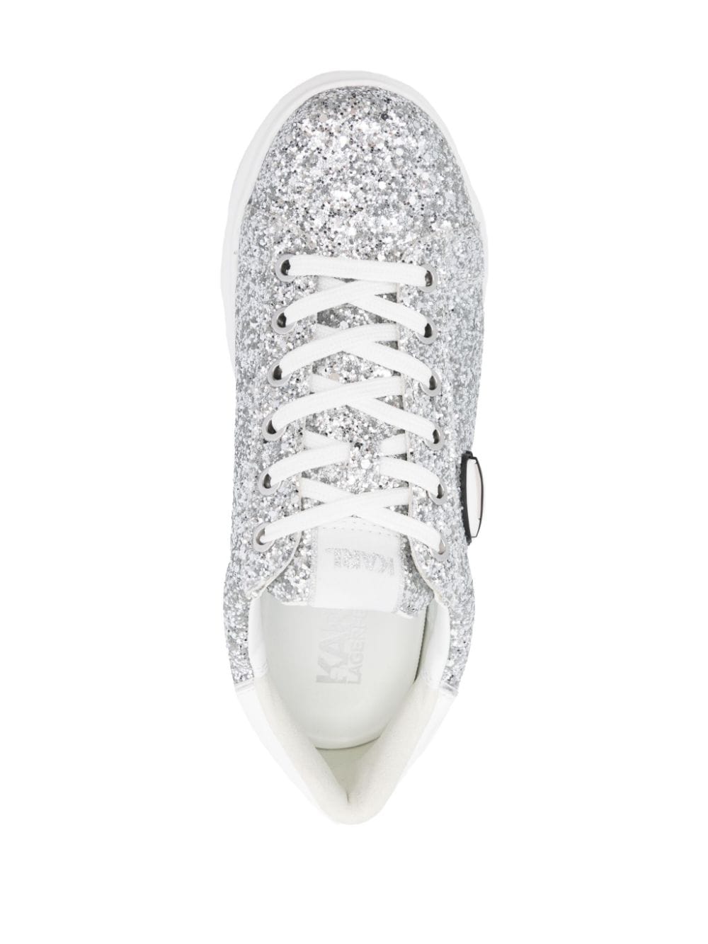 Karl Lagerfeld K Ikonik NFT Kapri sneakers Zilver