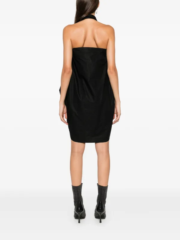 Balenciaga Suspended Shirt Dress | Black | FARFETCH