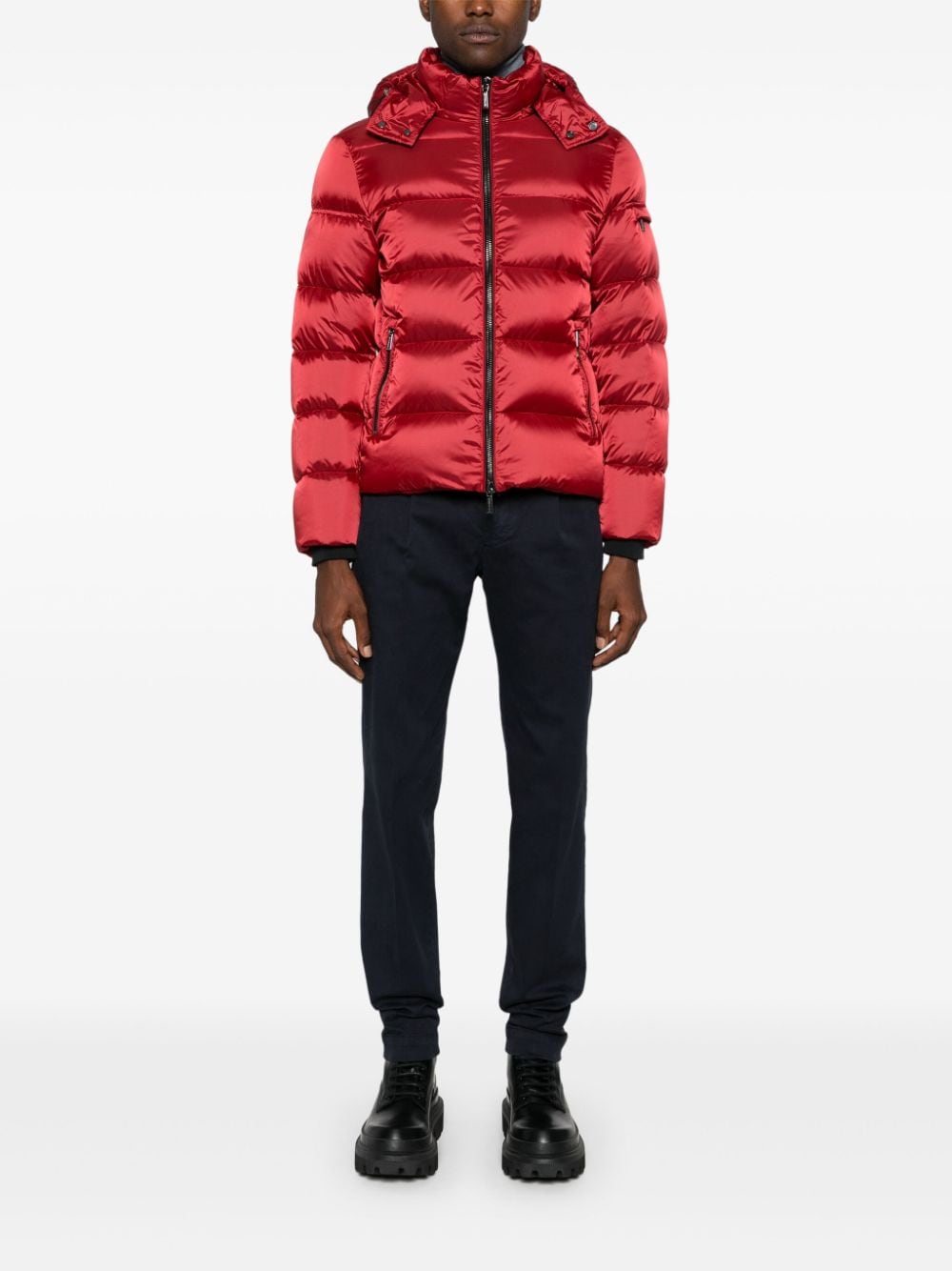 Moorer Brett down jacket - Rood