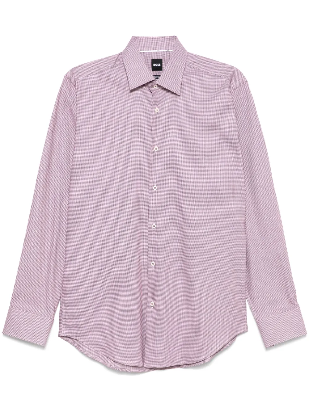 BOSS dogtooth-pattern shirt – Red BOSS dogtooth-pattern shirt – Red