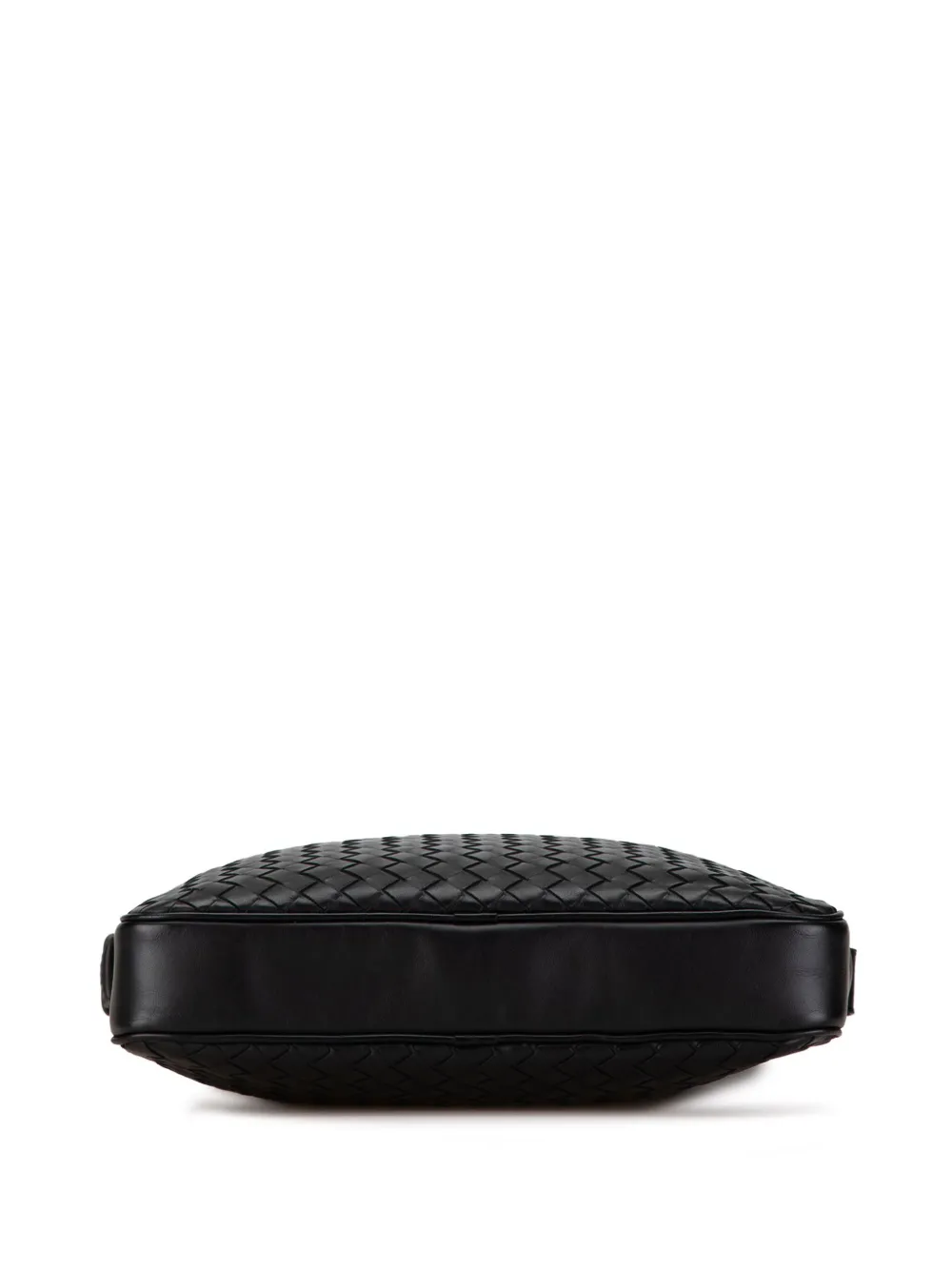 Pre-owned Bottega Veneta 2012-2023 Intrecciato Crossbody Bag In Black