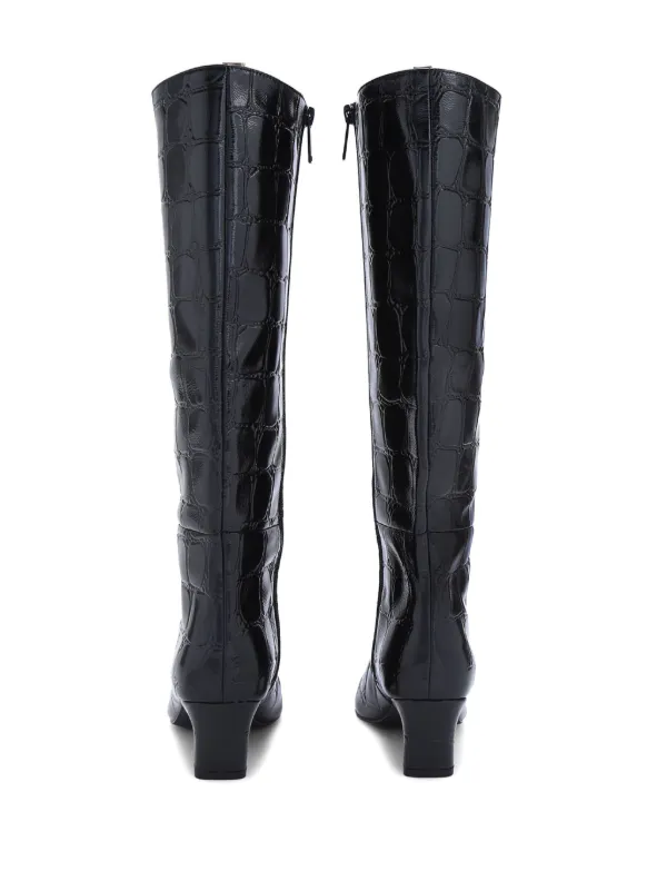 Kurt Geiger London 55mm Regent knee high Boots Black FARFETCH AO