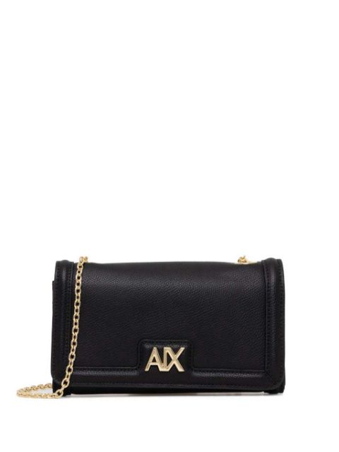 Armani Exchange logo plaque crossbody bag Women