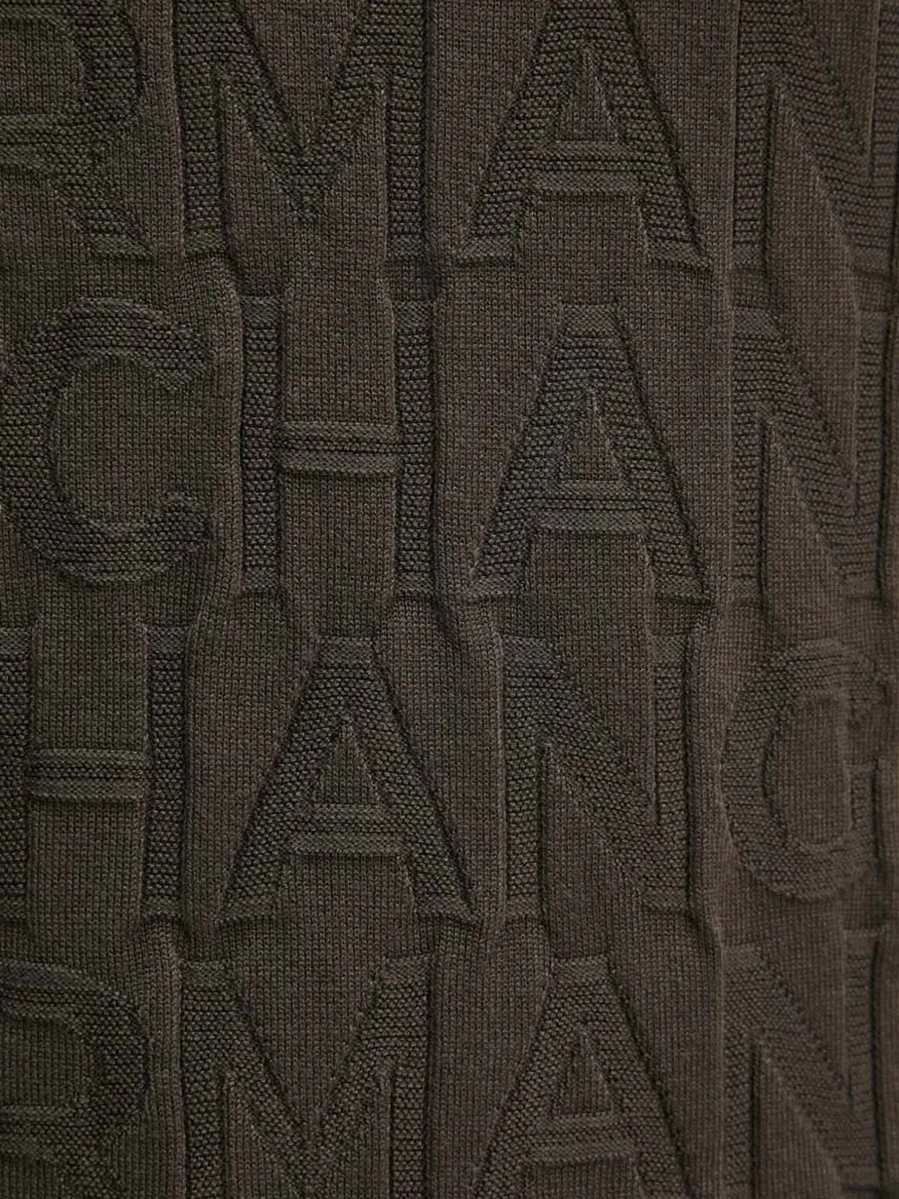 Armani Exchange Logo-pattern Hooded Sweater In Brown