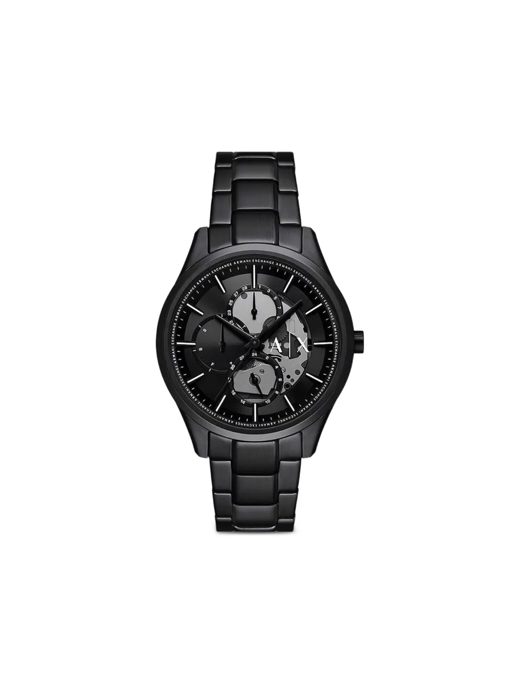 Armani Exchange round-face set 42mm | Black | Image 1