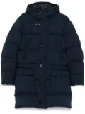 Fay hooded down parka - Blue