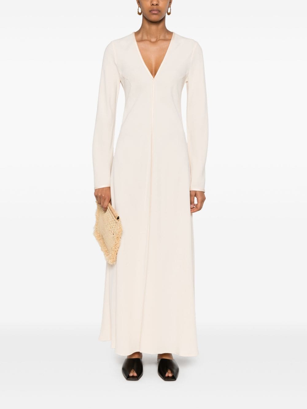 Forte Forte cady maxi dress - Beige