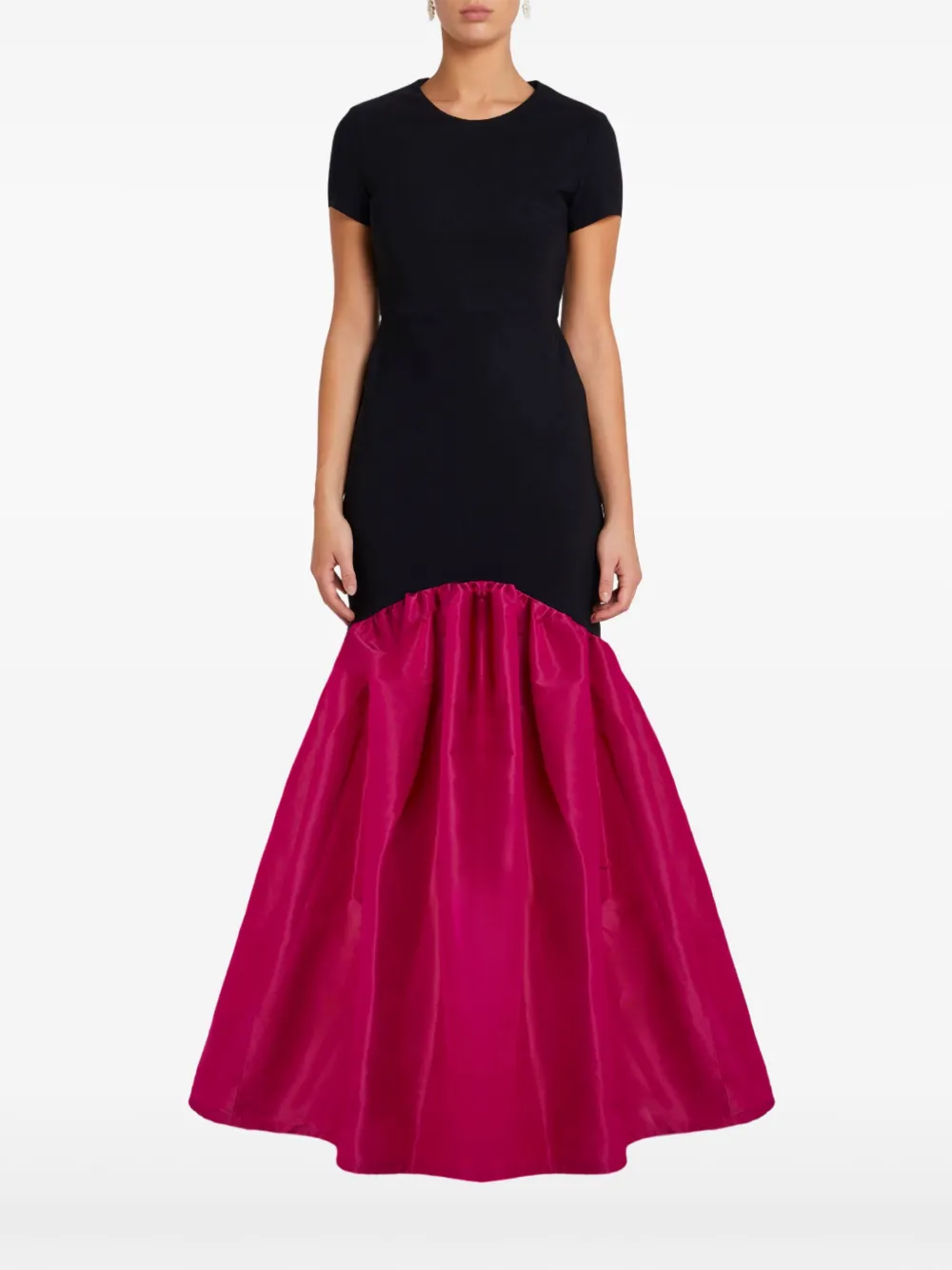 Greta Constantine Jurk met flared afwerking - Zwart