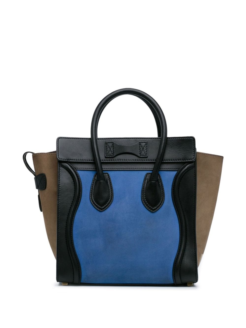 Céline Pre-Owned 2012 Micro Tricolor Luggage Tote handbag - Zwart