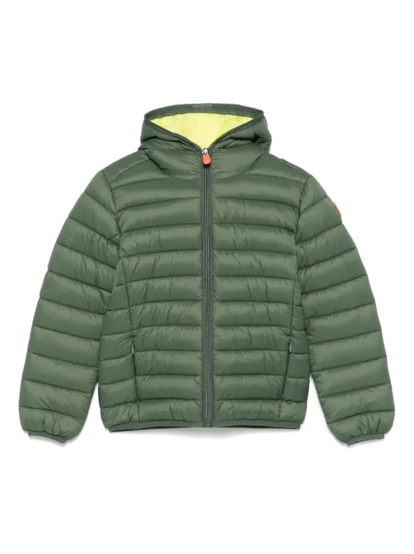 Save The Duck Kids Dony Puffer Jacket | Green | FARFETCH