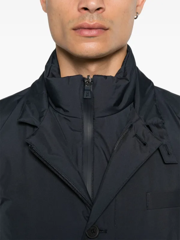 Herno high-neck Padded Jacket | Blue | FARFETCH