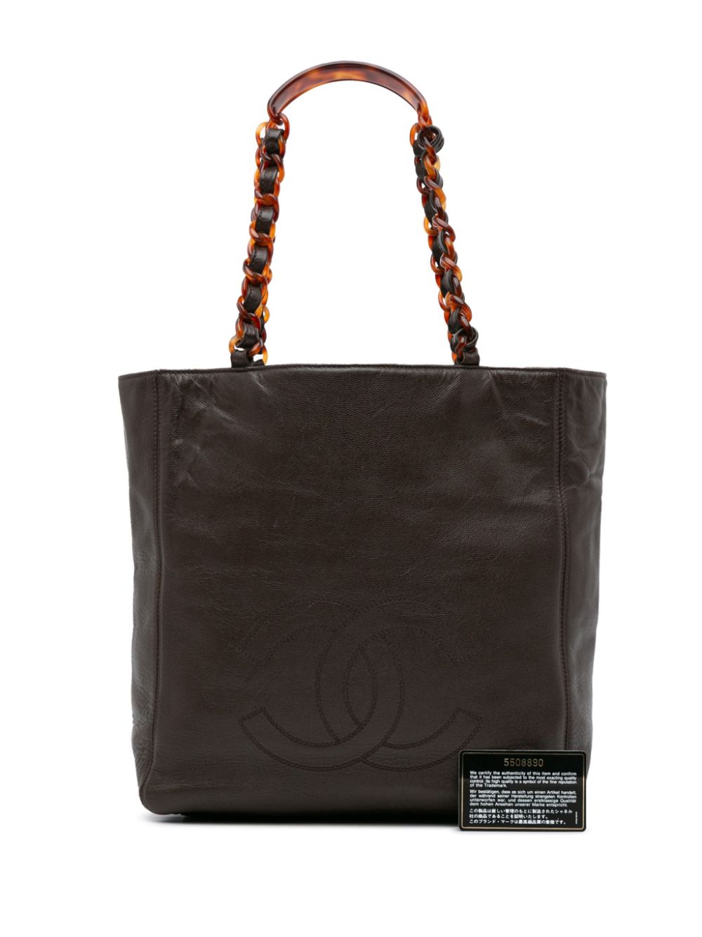 CHANEL 1997-1999 Caviar CC tote bag Women