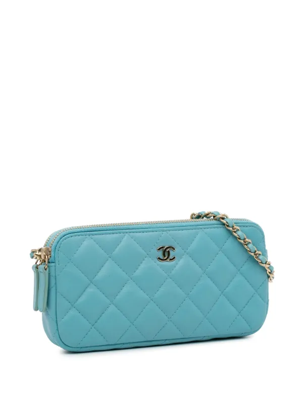 Chanel blue wallet shop