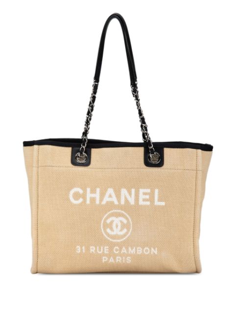 CHANEL Pre-Owned 2012 Small Canvas Deauville tote bag WOMEN