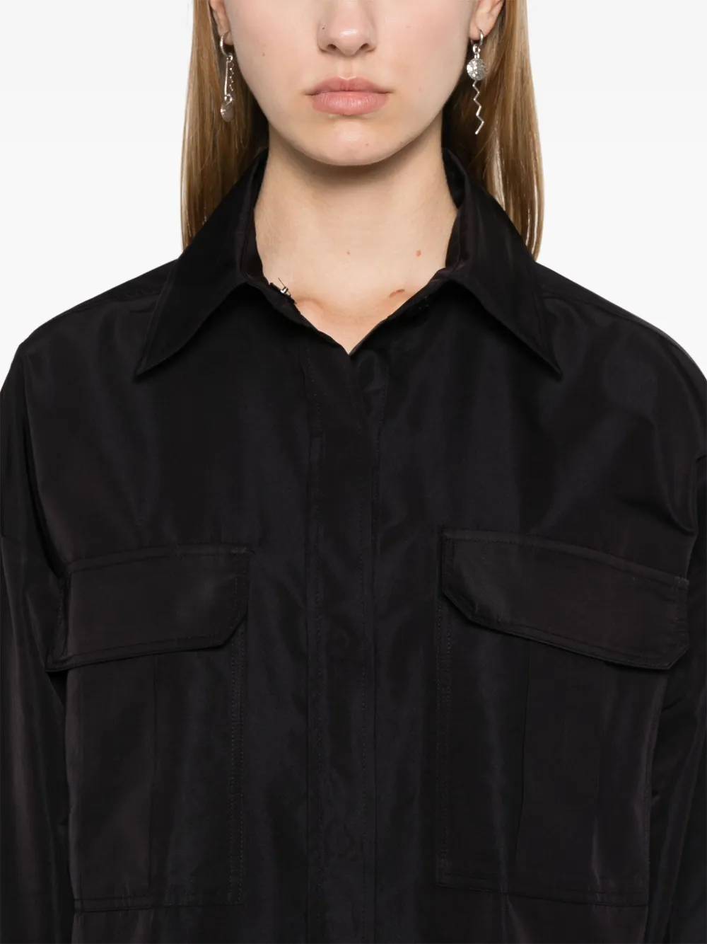 P.A.R.O.S.H. Blouse met lange mouwen Blauw