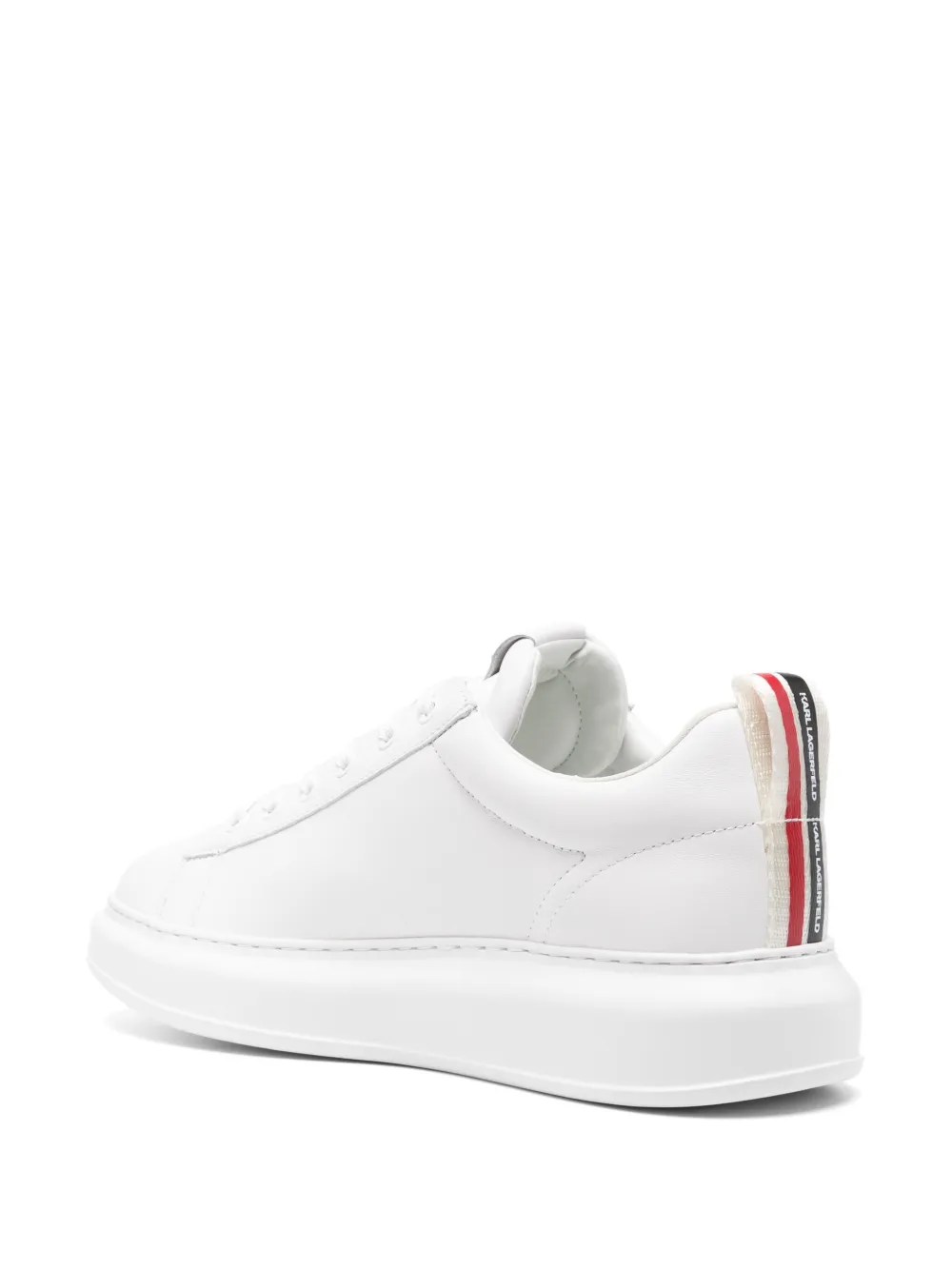 Karl Lagerfeld Essential Stripe sneakers Wit