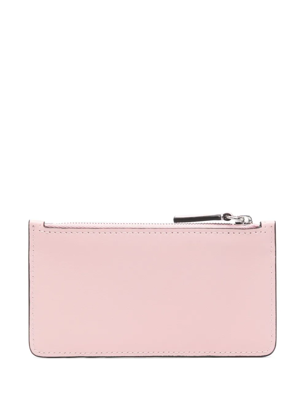 Marni embossed-logo card holder - Roze