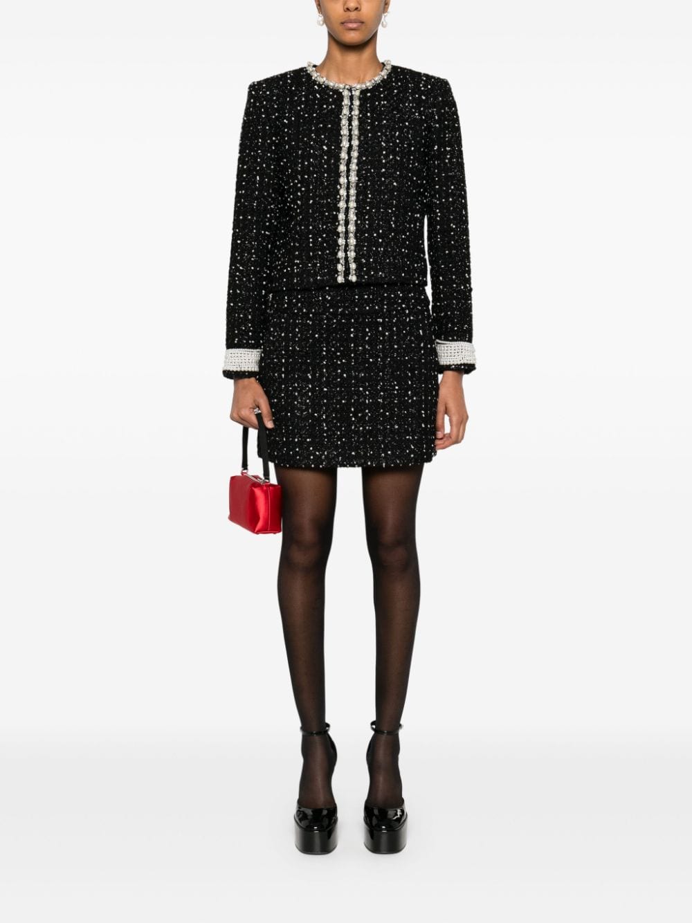 Shop Alice And Olivia Dorian Jacket In Black