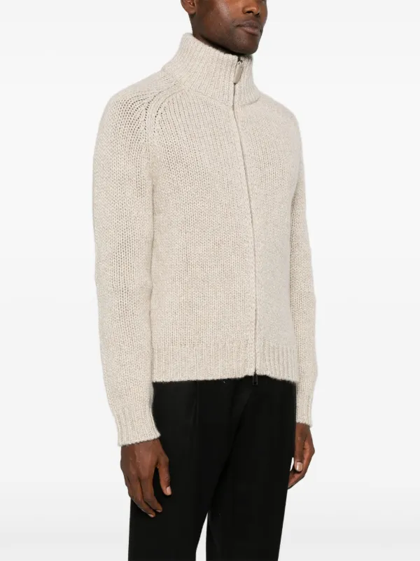 Brioni Cashmere Cardigan Neutrals FARFETCH JO